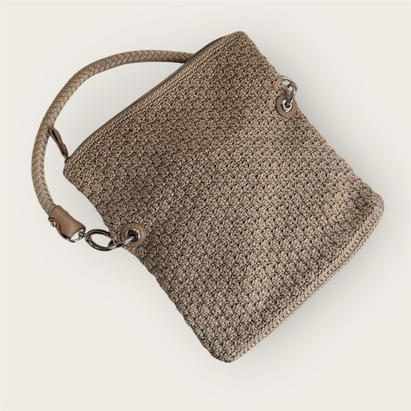 The Sak Handbags - The Sak EUC Lucia crochet fold over handbag woven detail great quality